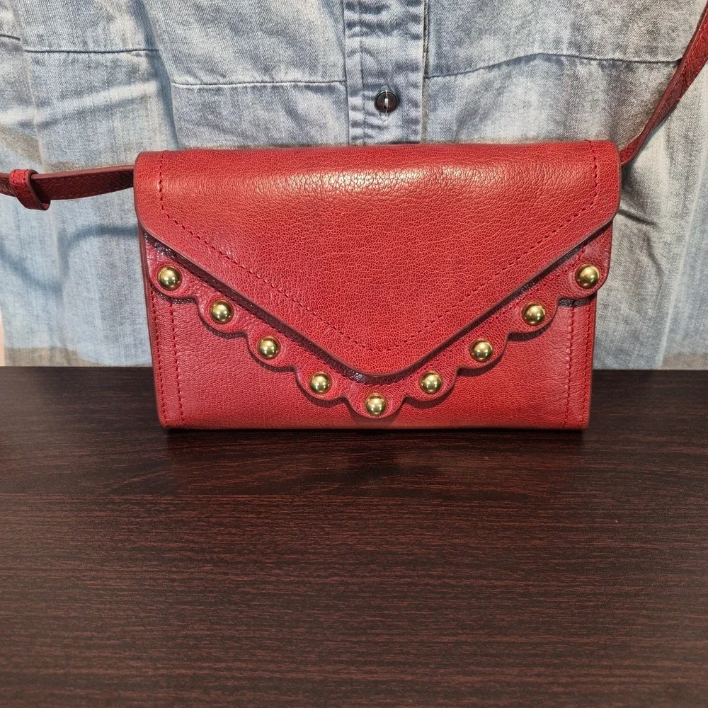 Women Lucky‎ Brand Ruth Scalloped Crossbody Bag Boho-Chic Western Inspired
